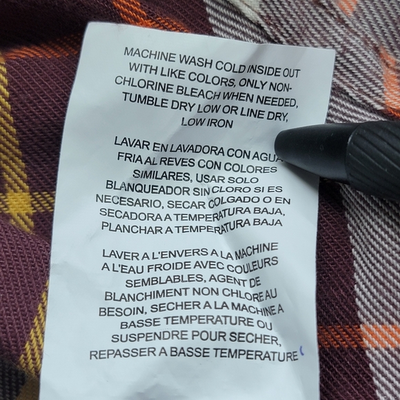 Wrangler ATG Regular Fit Long Sleeve Plaid Button Down Shirt Mens XL - Picture 16 of 16